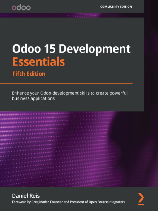 Title details for Odoo 15 Development Essentials by Daniel Reis - Wait list